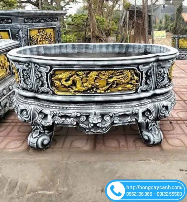 Ang Xi Măng Bầu Dục 106x70x56